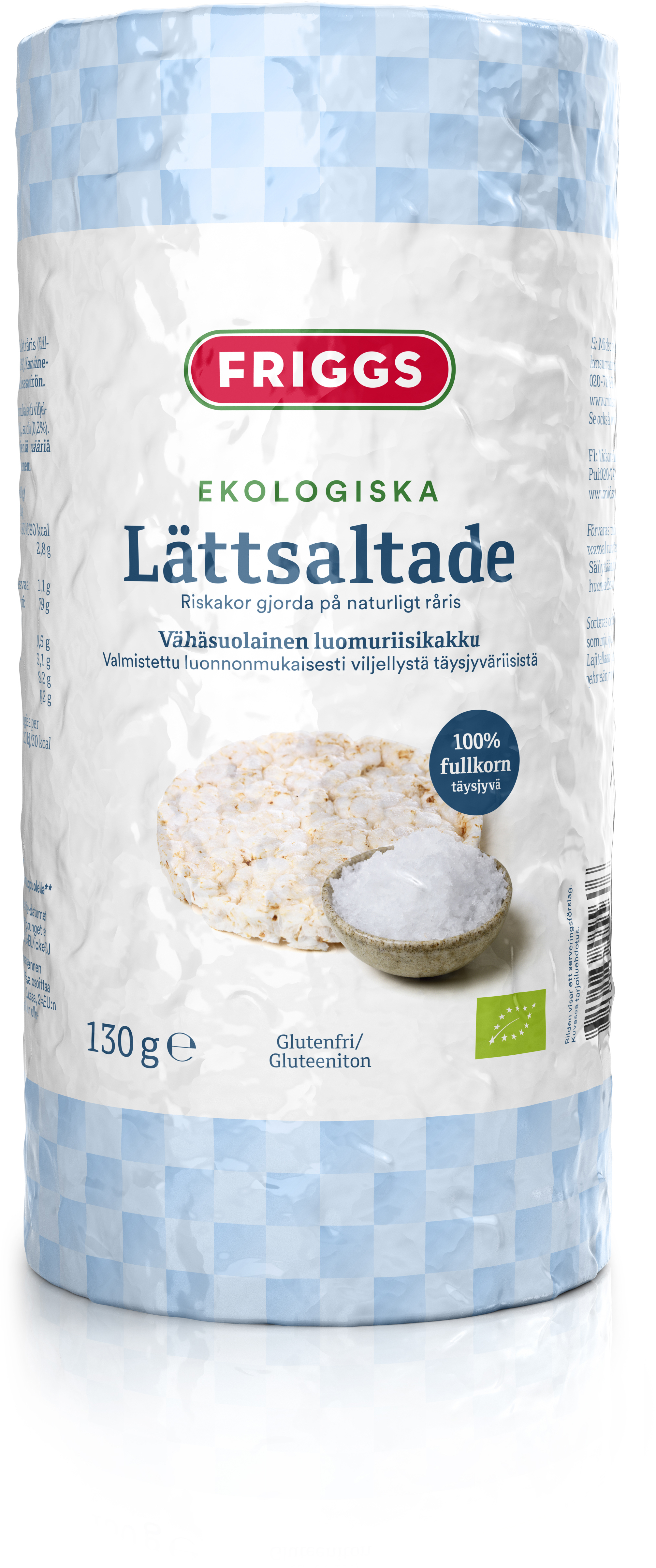 Friggs Riskakor Lättsaltade EKO 130 g