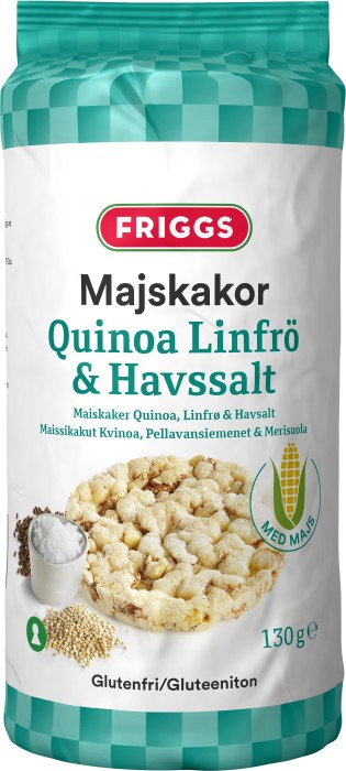 Friggs Majskakor Quinoa Linfrö 130 g