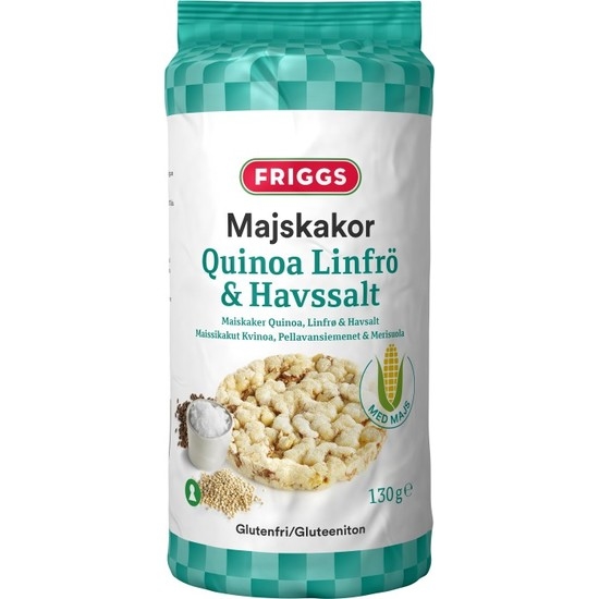 Friggs Majskakor Quinoa Linfrö 130 g