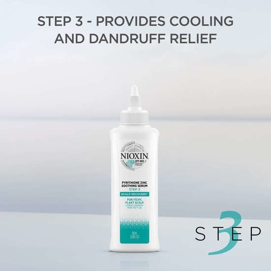 Nioxin Scalp Recovery 3 Kit lindrar hårbotten problem och bekämpar mjäll 200+200+100 ml