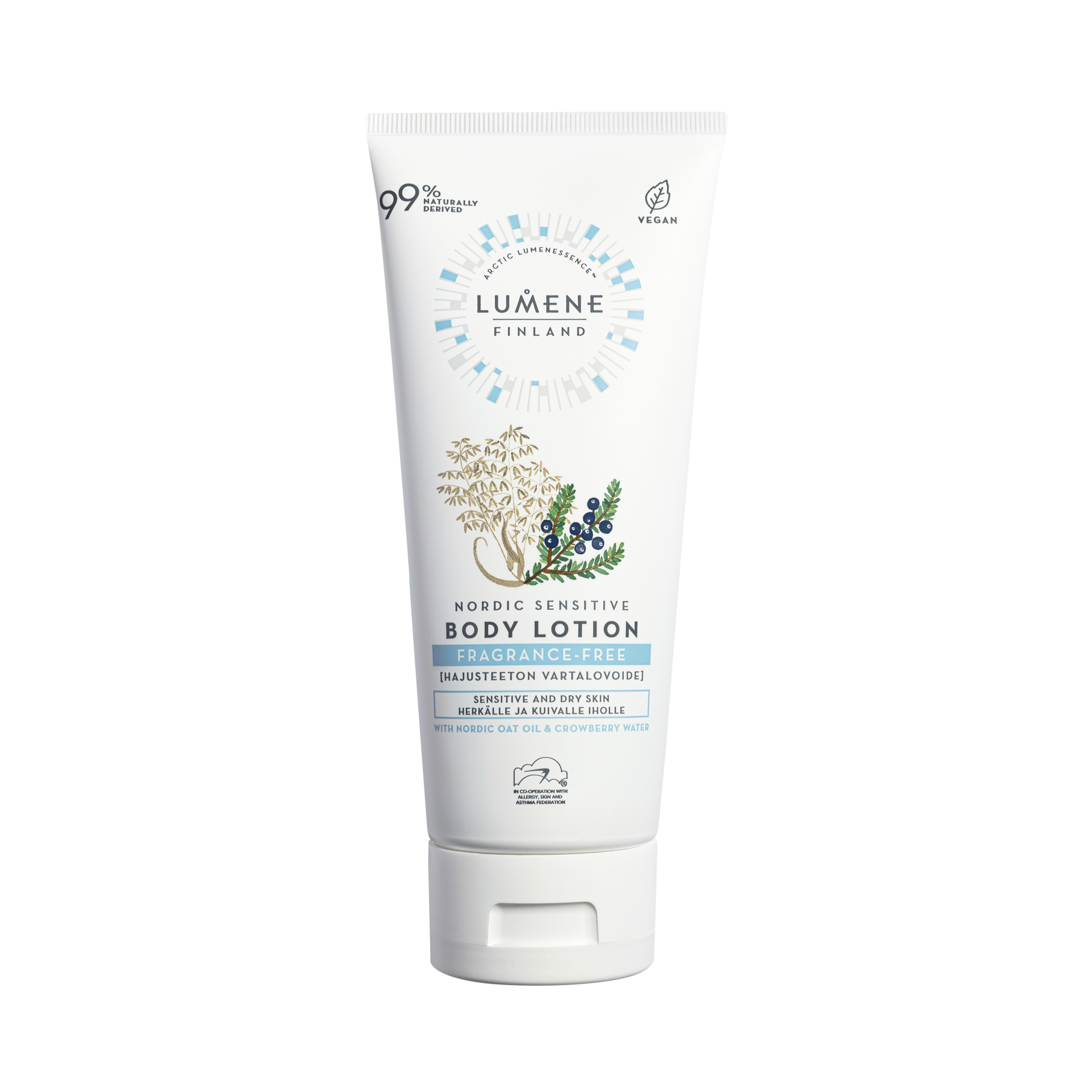 Lumene Nordic Sensitive Fragrance-free Body Lotion 200 ml
