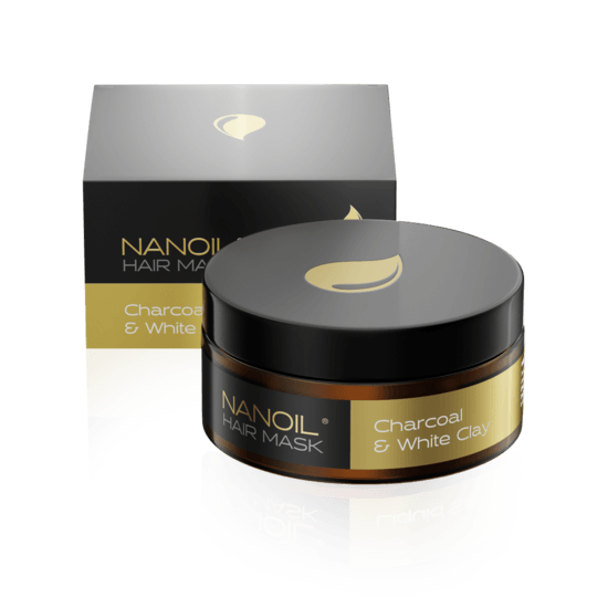 Nanoil Charcoal & White Clay Hair Mask 300 ml