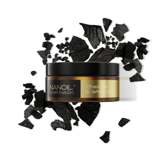 Nanoil Charcoal & White Clay Hair Mask 300 ml