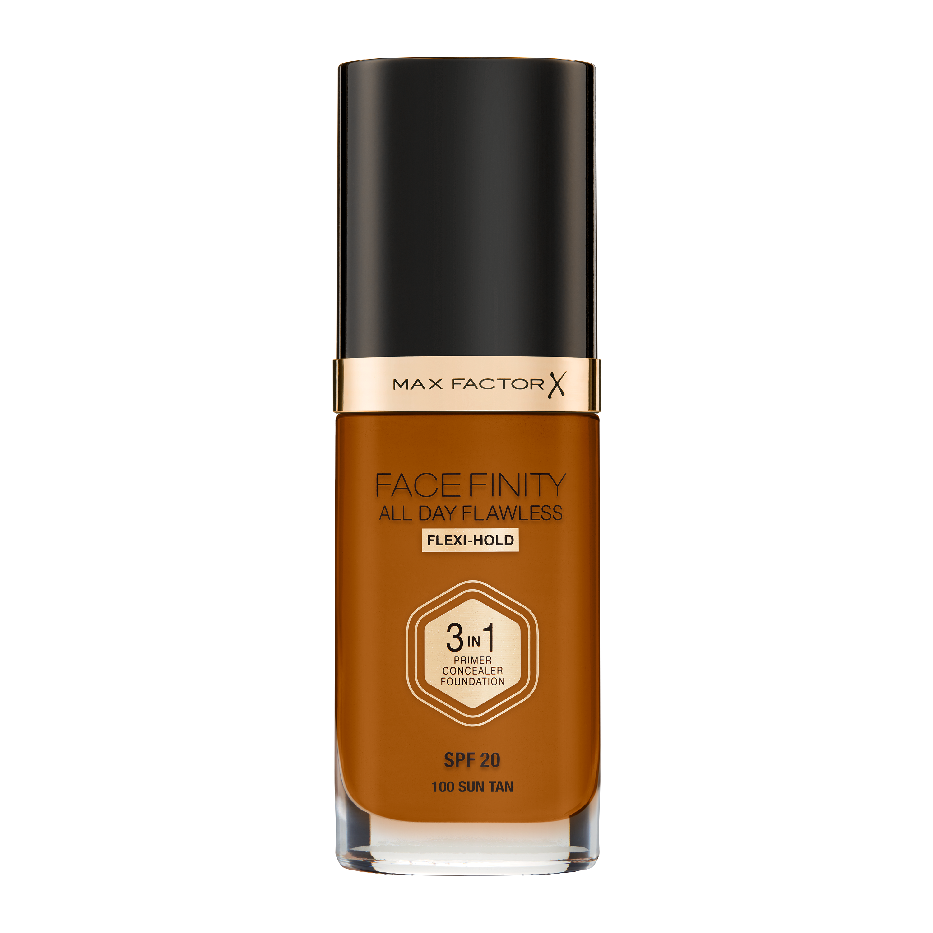 Max Factor Facefinity All Day Flawless Foundation 100 Sun Tan 30 ml