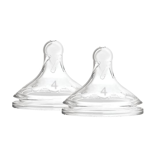 Dr Brown Level 4 Wide-Neck Silicone Options + Nipple 2-pack