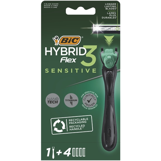 BIC Hybrid 3 Flex Sensitive Rakhyvel 1 + 4