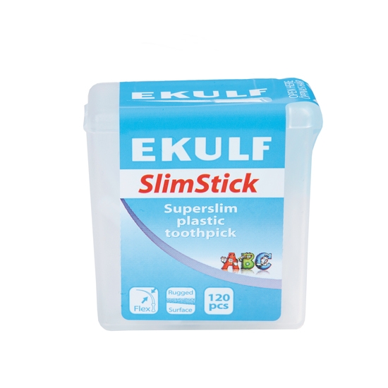 Ekulf SlimStick plasttandst 120 st