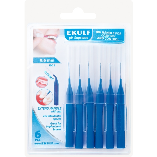 Ekulf pH Supreme Blå 0,6 mm 6 st