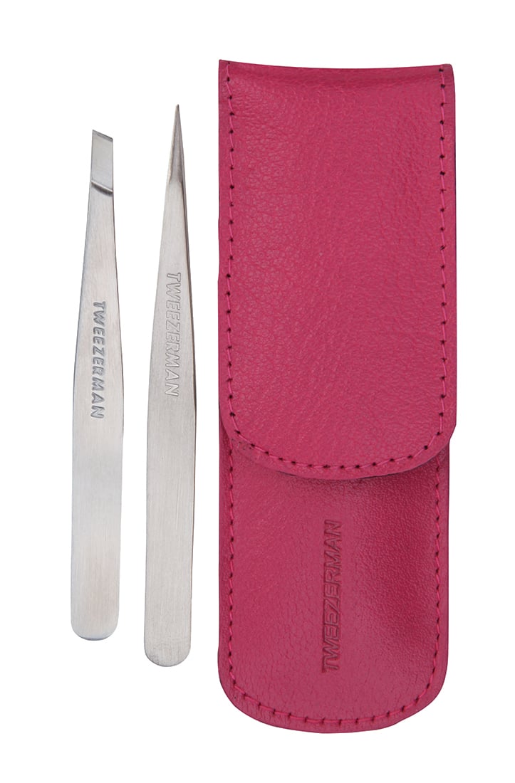 Tweezerman Petite Tweeze Set With Pink Case