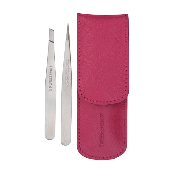 Tweezerman Petite Tweeze Set With Pink Case