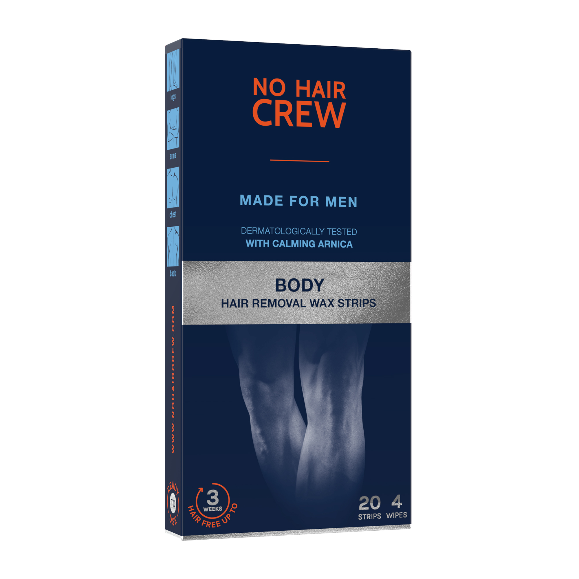No Hair Crew Hair Removal Wax Strips