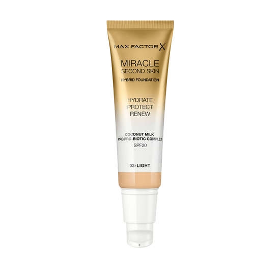Max Factor Miracle Second Skin Foundation 003 Light 33 ml