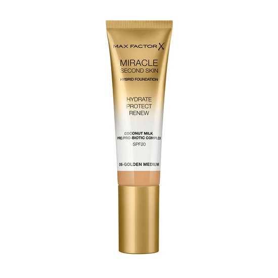 Max Factor Miracle Second Skin Foundation 006 Gold Medium 33 ml