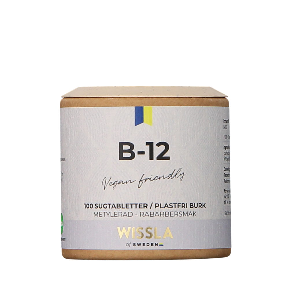 Wissla Vitamin B12 100 sugtabletter