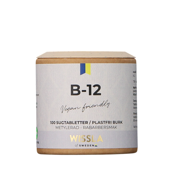 Wissla Vitamin B12 100 sugtabletter