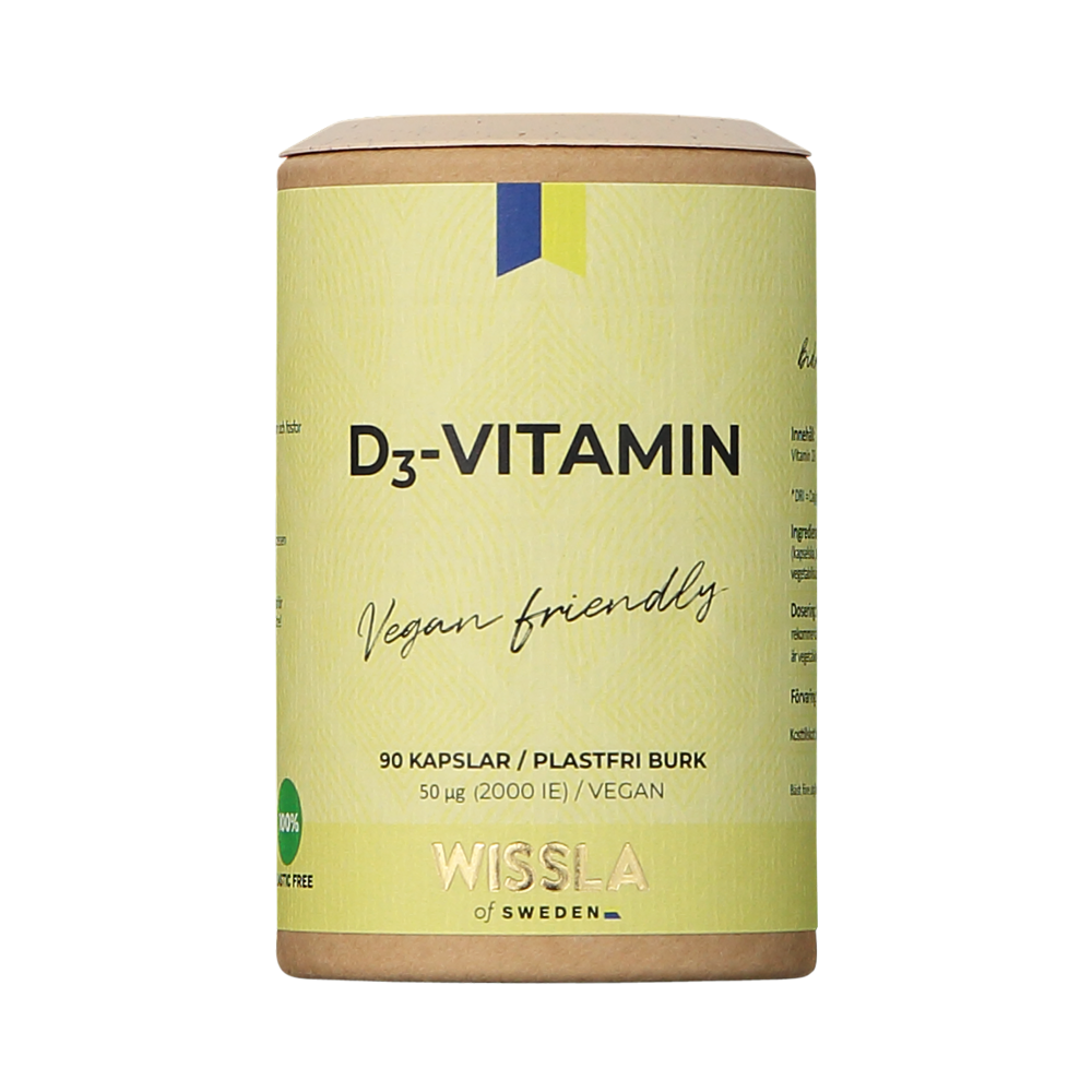 Wissla Vegansk D3 90 kapslar