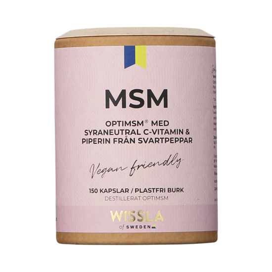 Wissla Opti MSM med C-vitamin & svartpeppar 150 kapslar