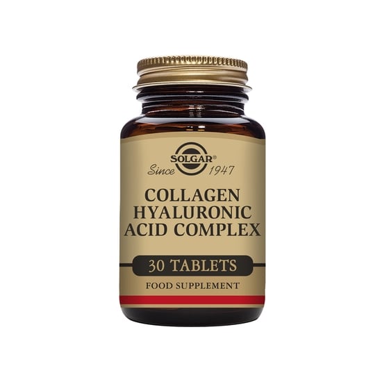 Solgar Collagen Hyaluronic Acid Complex 120 mg 30 tabletter