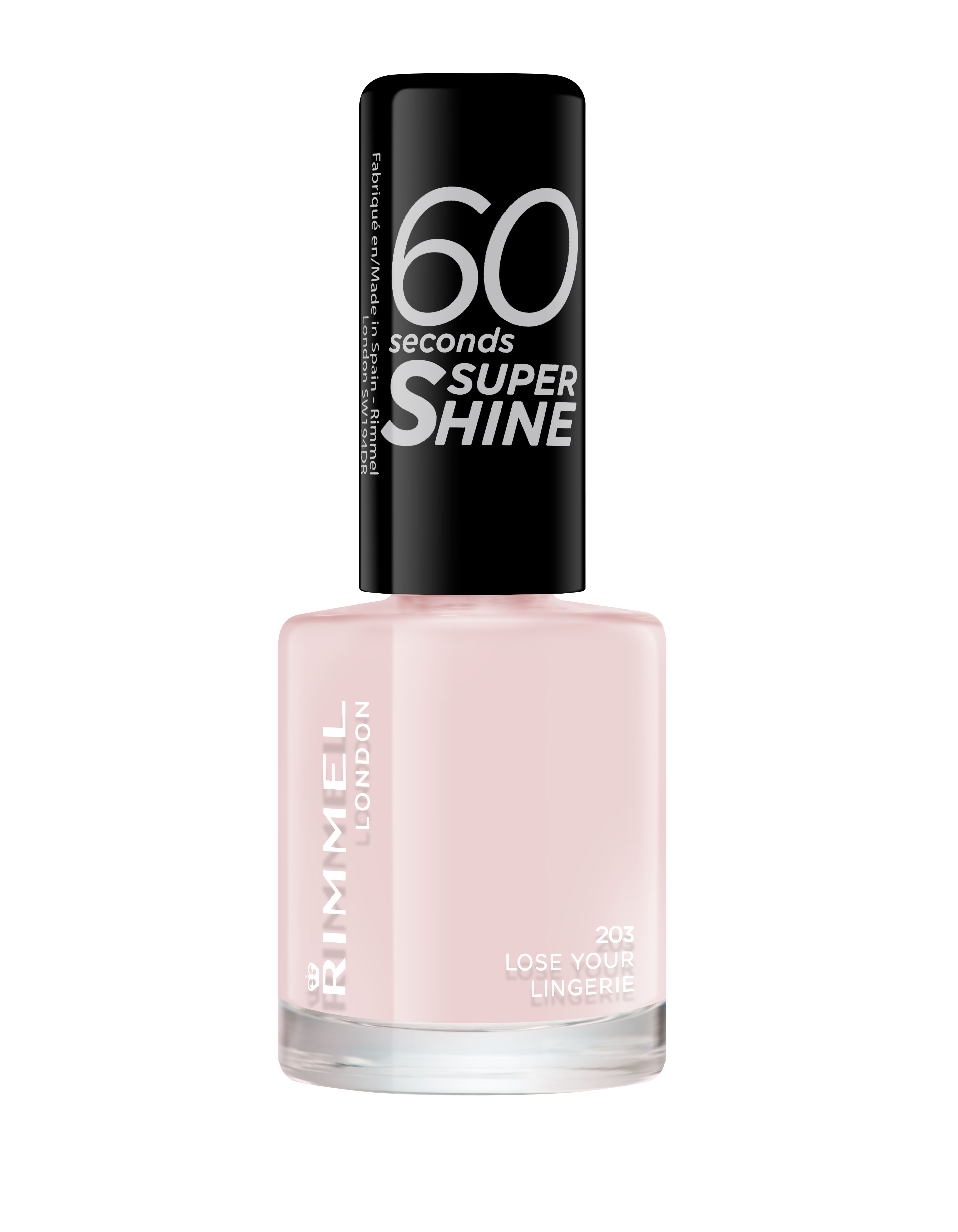 Rimmel 60 Seconds Nail Polish 203 Lose Your Lingerie 8 ml