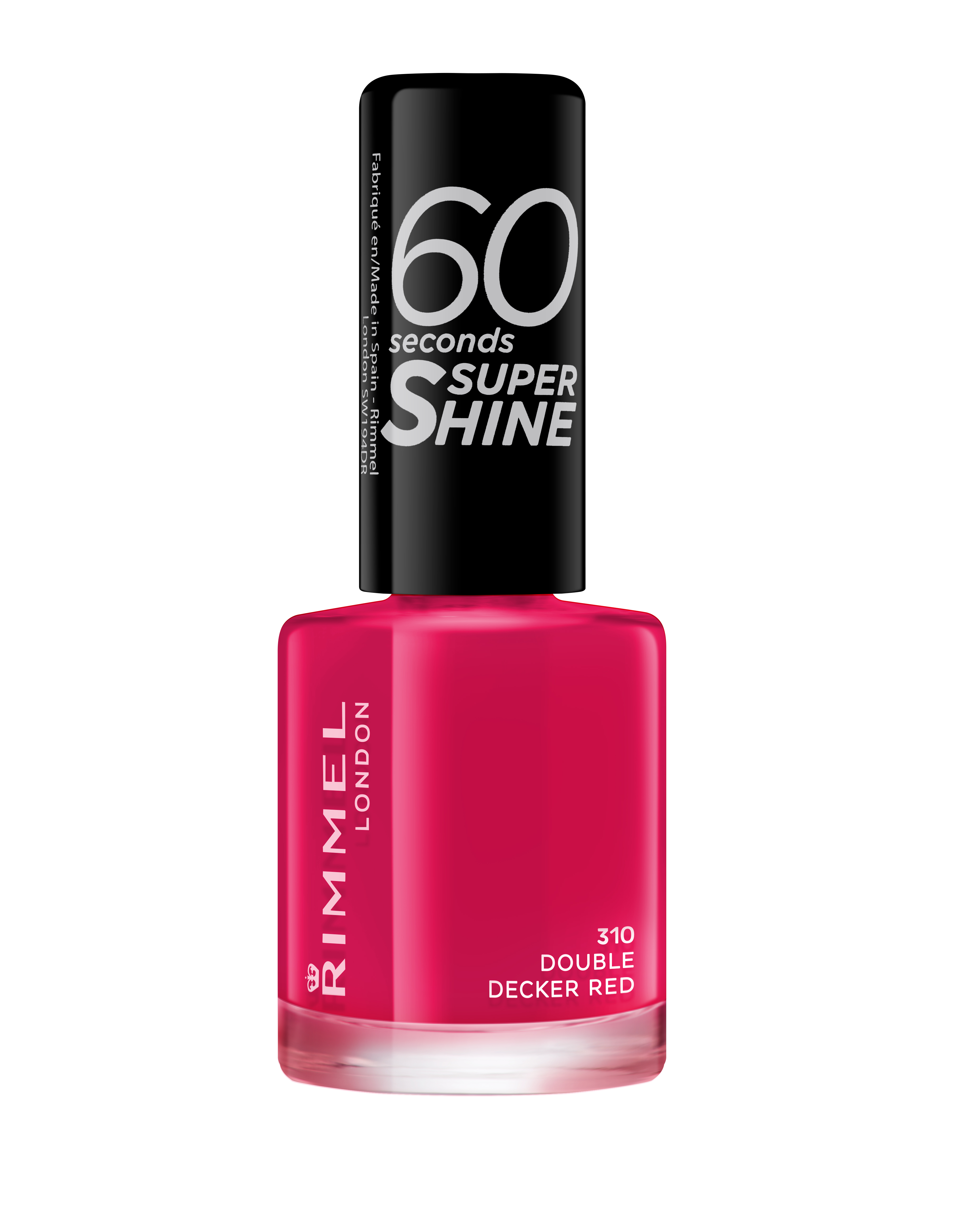 Rimmel 60 Seconds Nail Polish 310 Double Decker Red 8 ml
