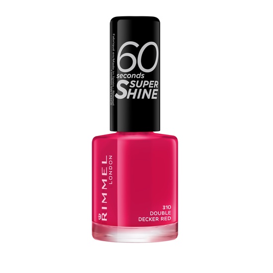 Rimmel 60 Seconds Nail Polish 310 Double Decker Red 8 ml