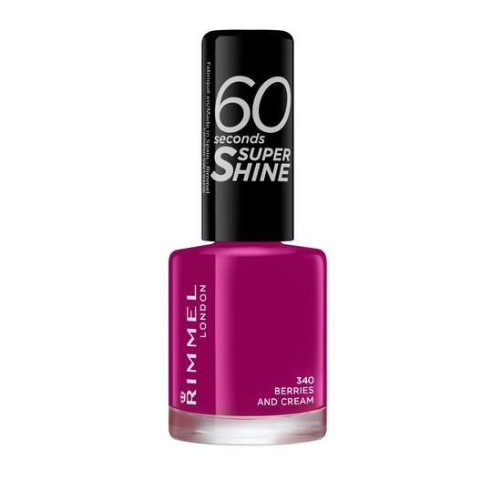 Rimmel 60 Seconds Nail Polish 340 Berries And Cream 8 ml
