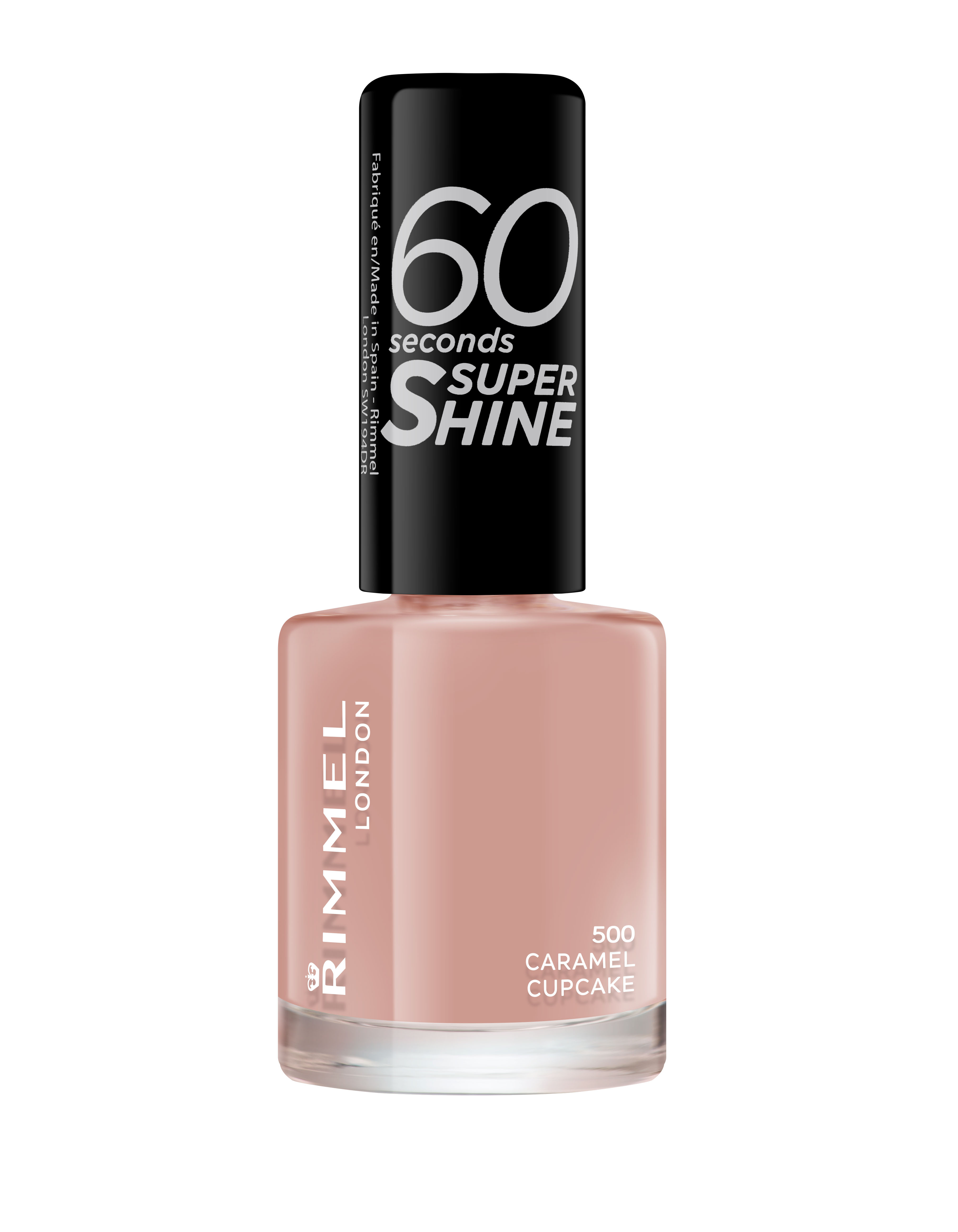 Rimmel 60 Seconds Nail Polish 500 Caramel Cupcake 8 ml