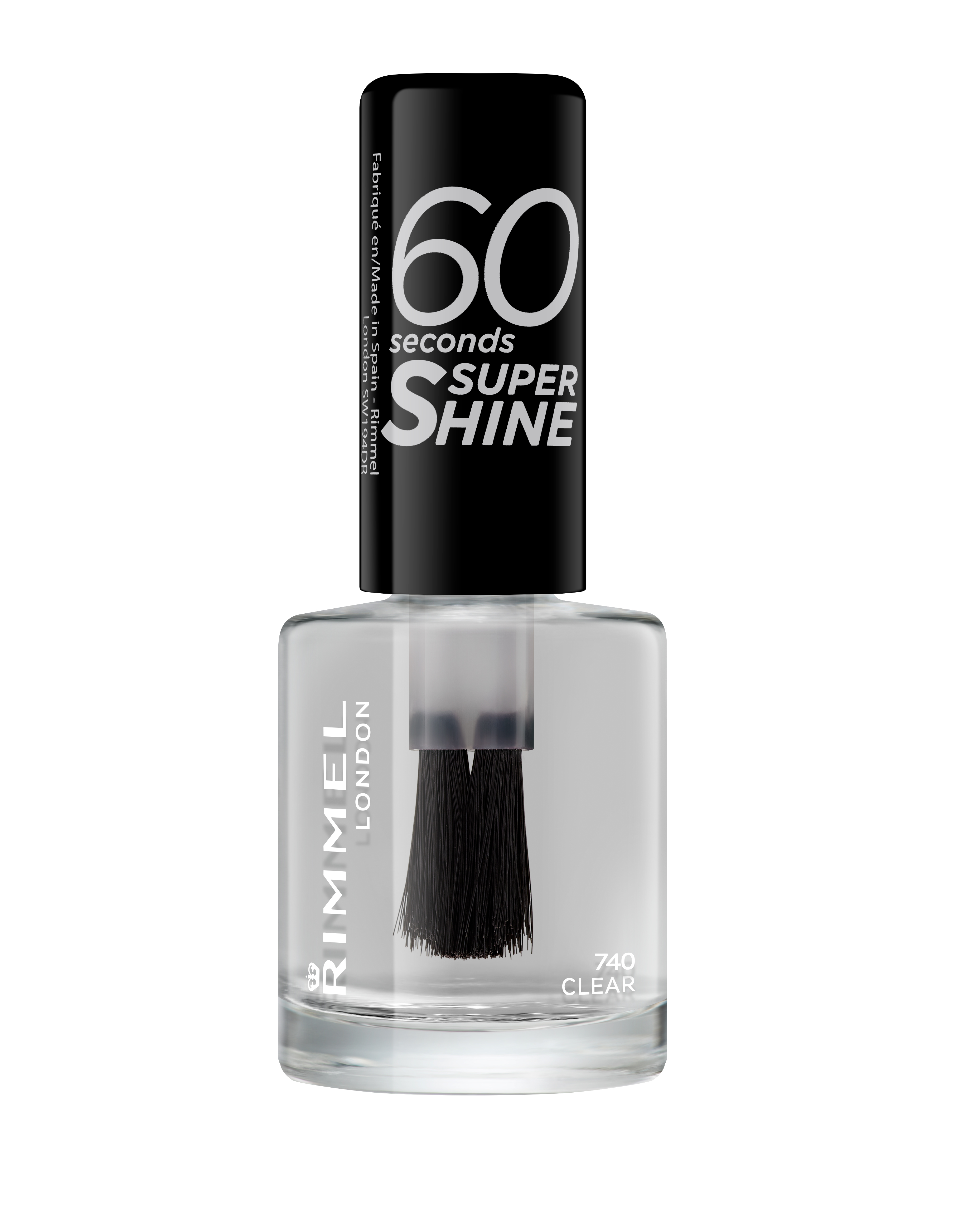 Rimmel 60 Seconds Nail Polish 740 Clear 8 ml