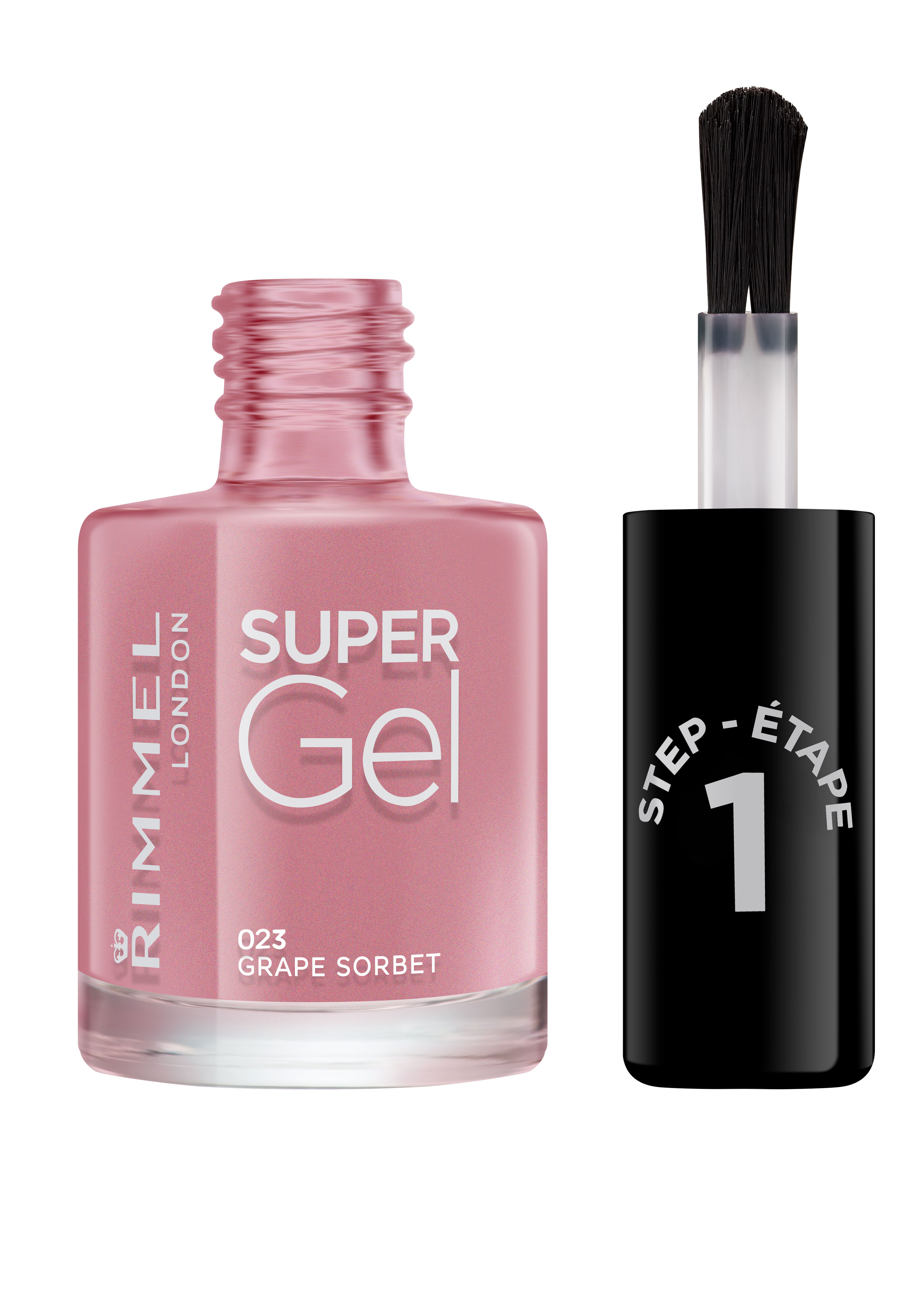 Rimmel Super Gel Nail Polish 023 Grape Sorbet 12 ml