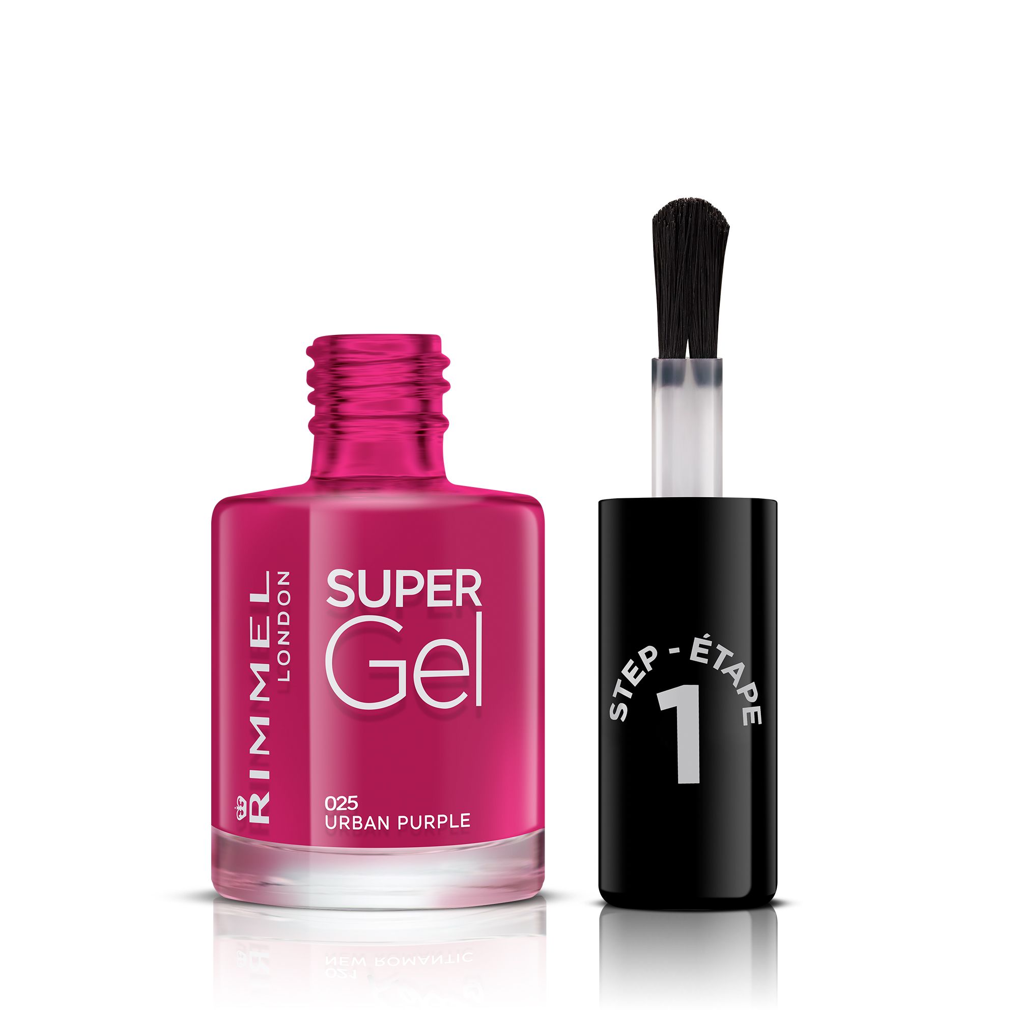 Rimmel Super Gel Nail Polish 025 Urban Purple 12 ml