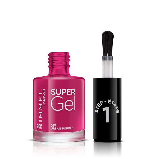 Rimmel Super Gel Nail Polish 025 Urban Purple 12 ml