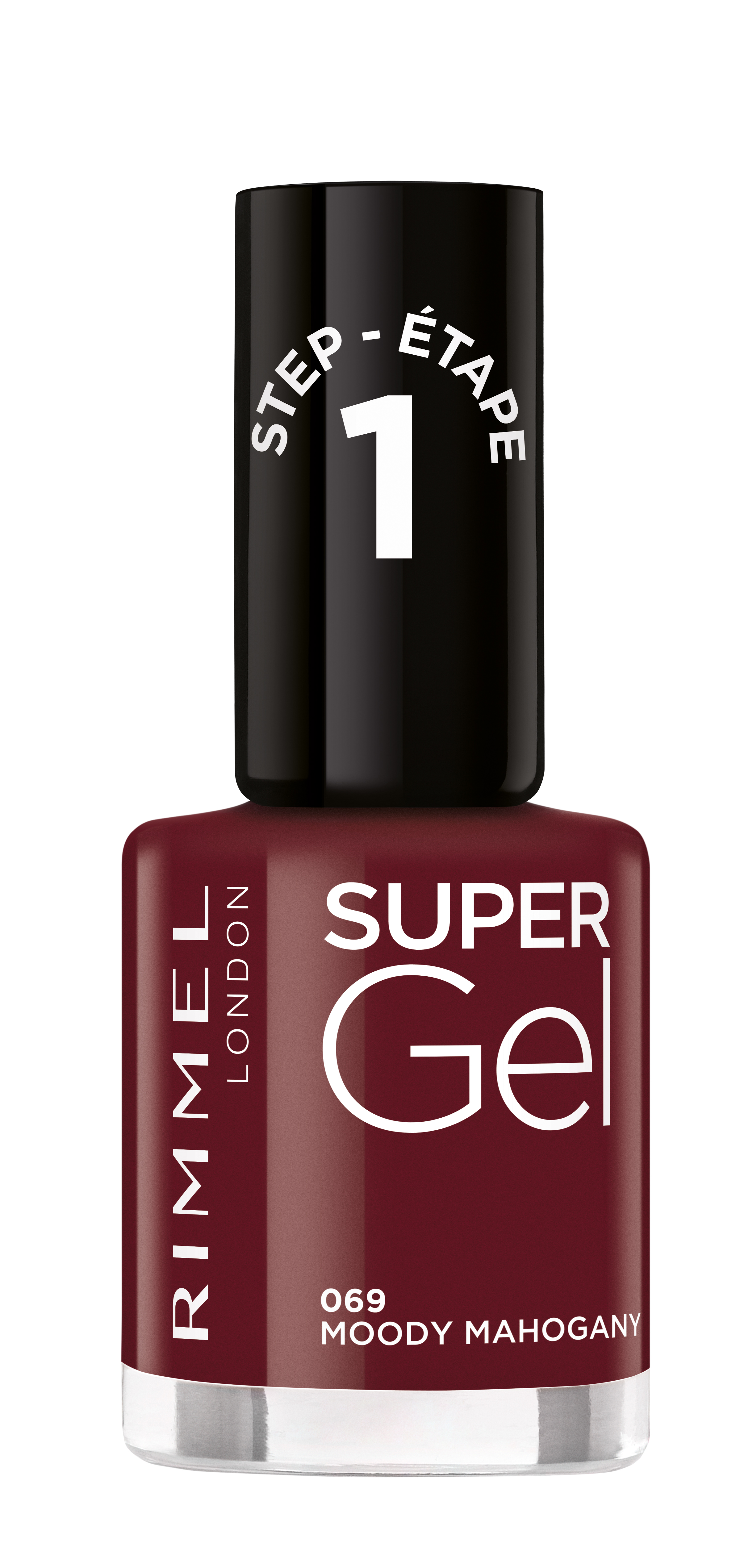 Rimmel Super Gel Nail Polish 069 Moody Mahogany 12 ml