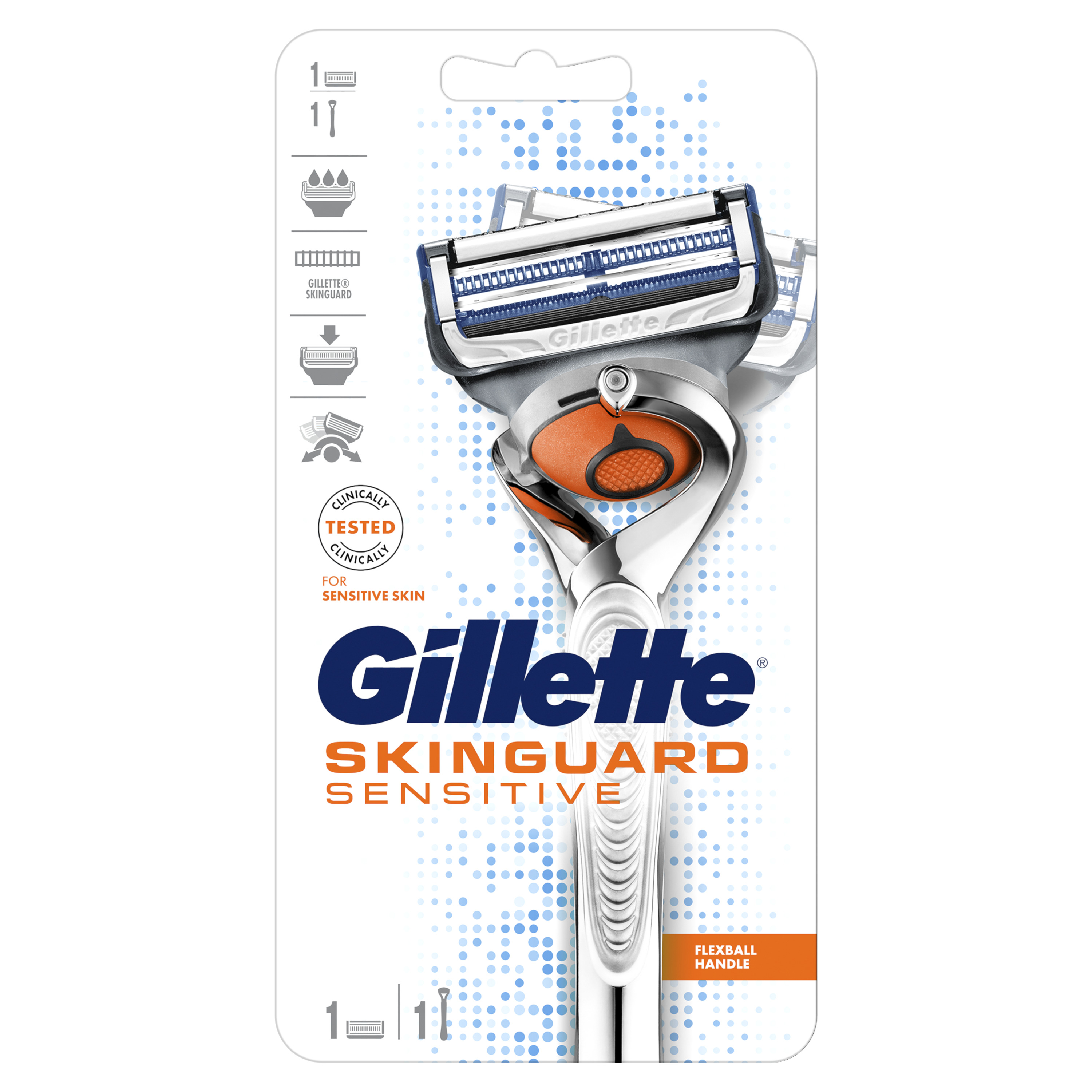 Gillette Skinguard Sensitive Rakhyel med 1 blad