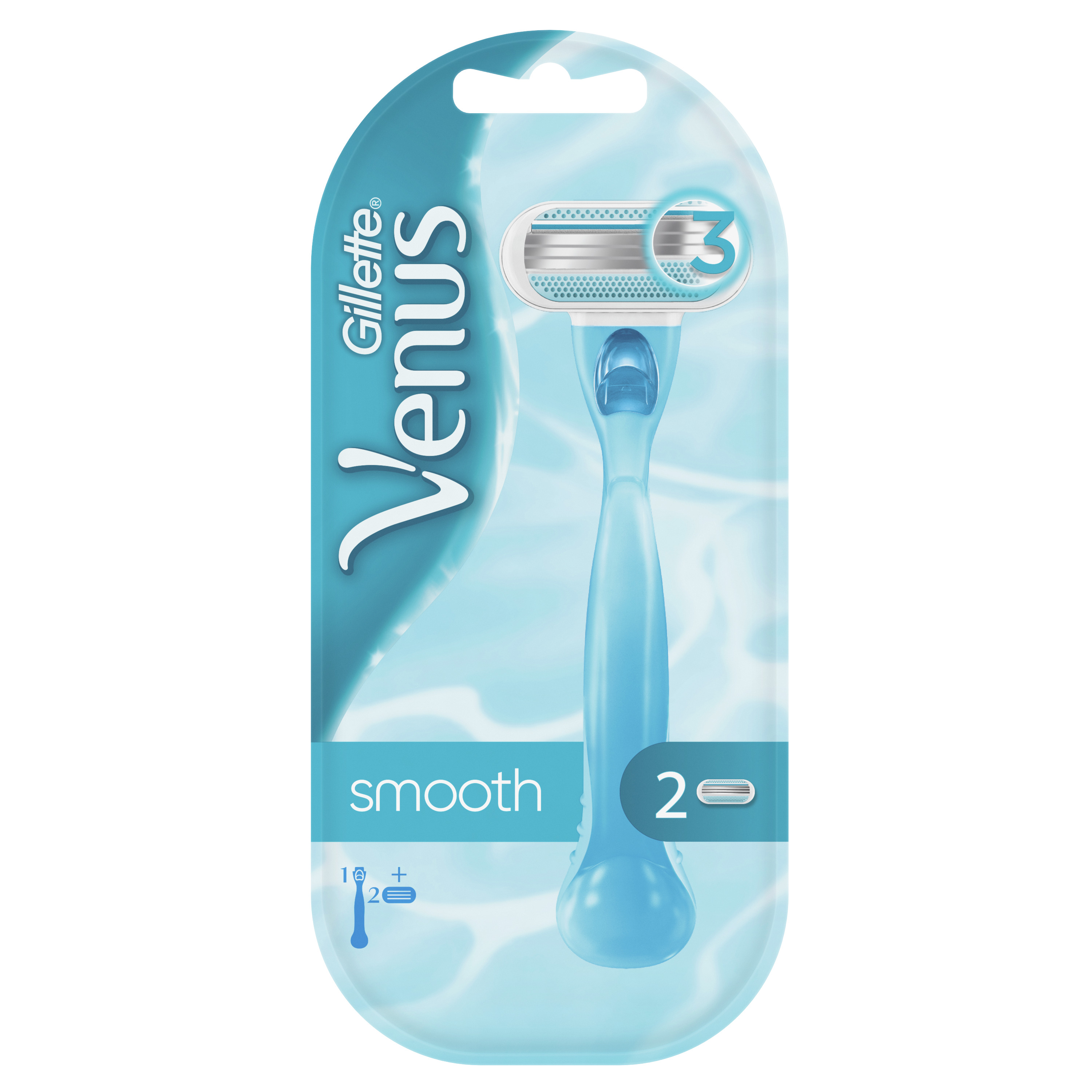 Gillette Venus Smooth Rakhyvel med 2 blad
