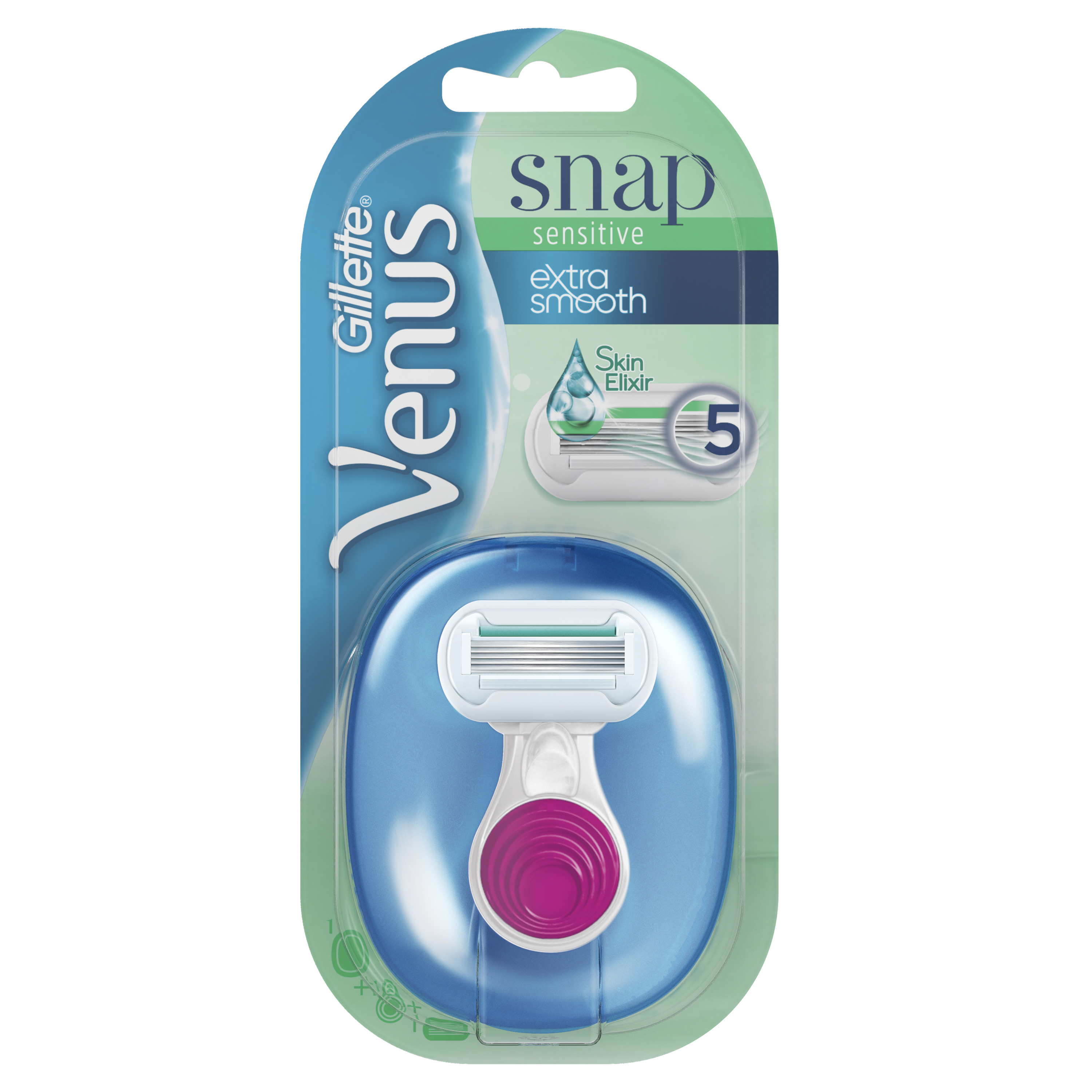 Gillette Venus SNAP Extra Smooth Sensitive Rakhyvel med 1 blad
