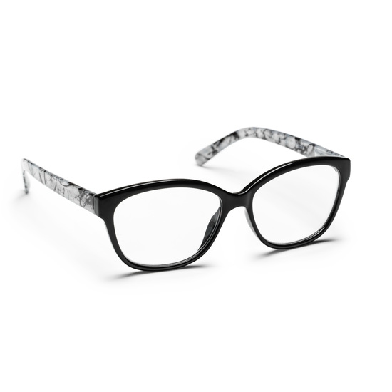 Haga Optik Sala Shiny Black/Pattern +3,0