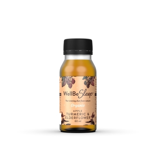 WellBeSleep Shot Äpple/Gurkmeja/Fläder 60 ml