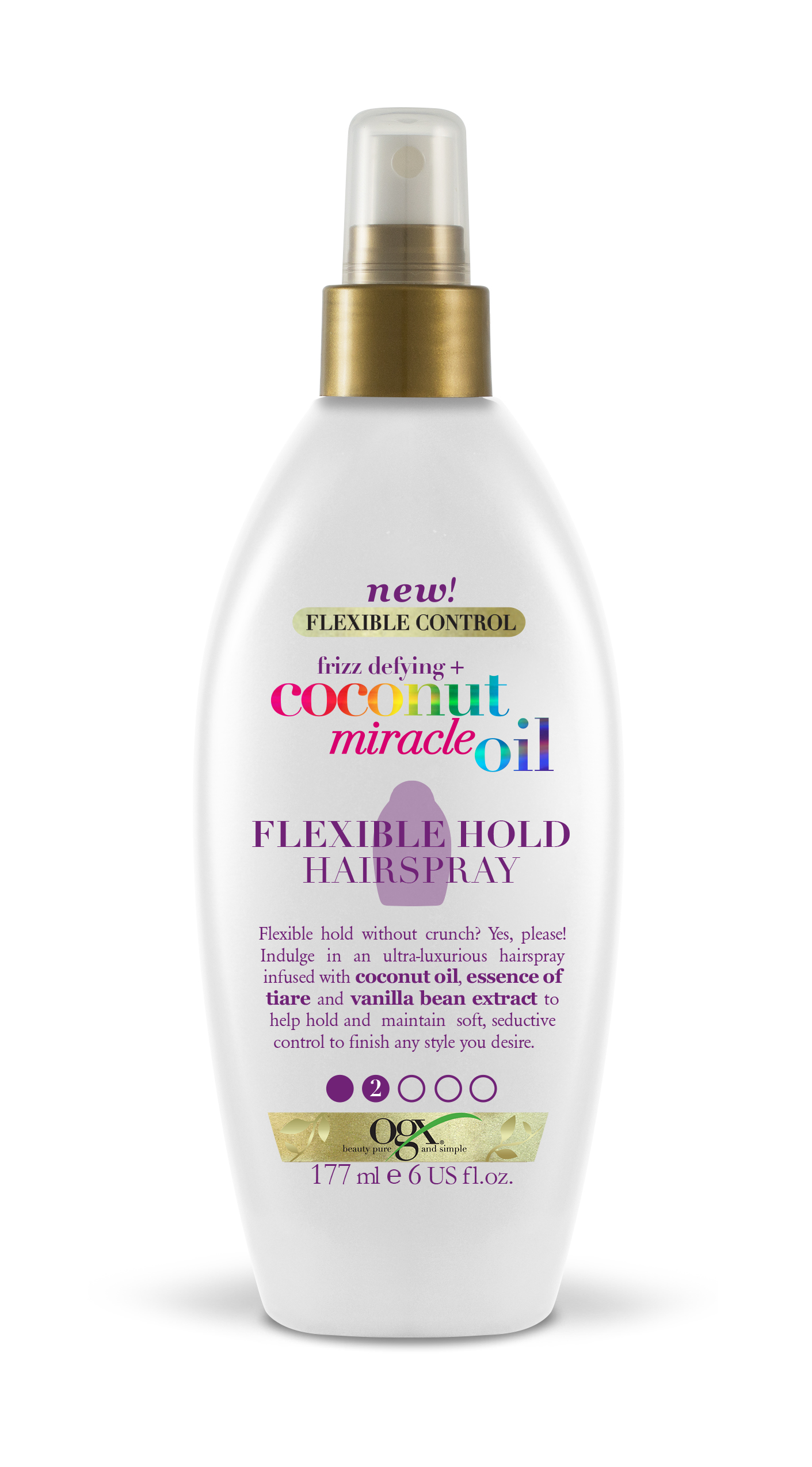 OGX Coconut Miracle Flexible Hold Hair Spray 177 ml