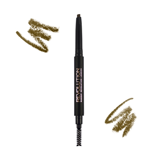 Revolution Beauty London Duo Brow Pencil Light Brown 0,05 g