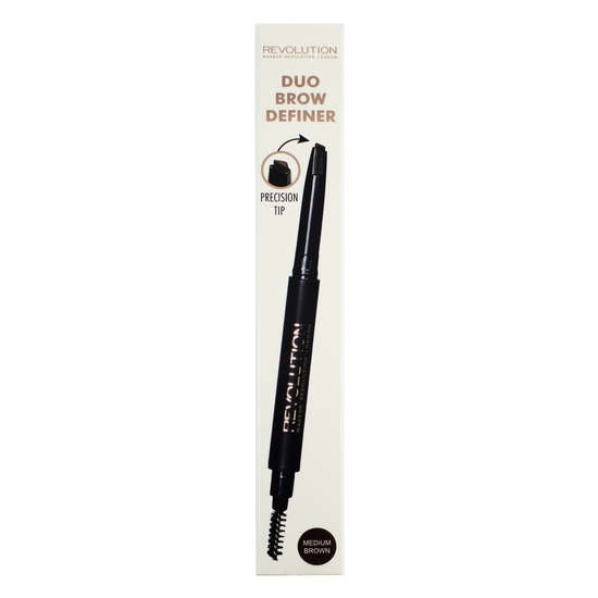 Revolution Beauty London Duo Brow Pencil Medium Brown 0,05 g