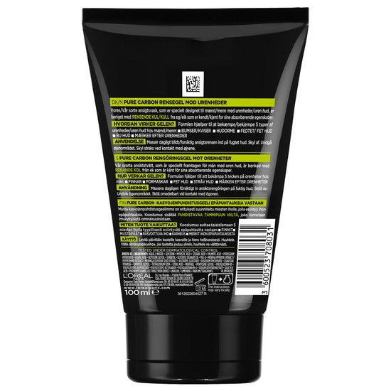 L'Oréal Paris Men Expert Pure Characoal Wash 100 ml
