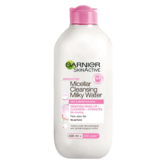 Garnier Skin Active Micellar Cleansing Milky Water Dry & Sensitive Skin 400 ml