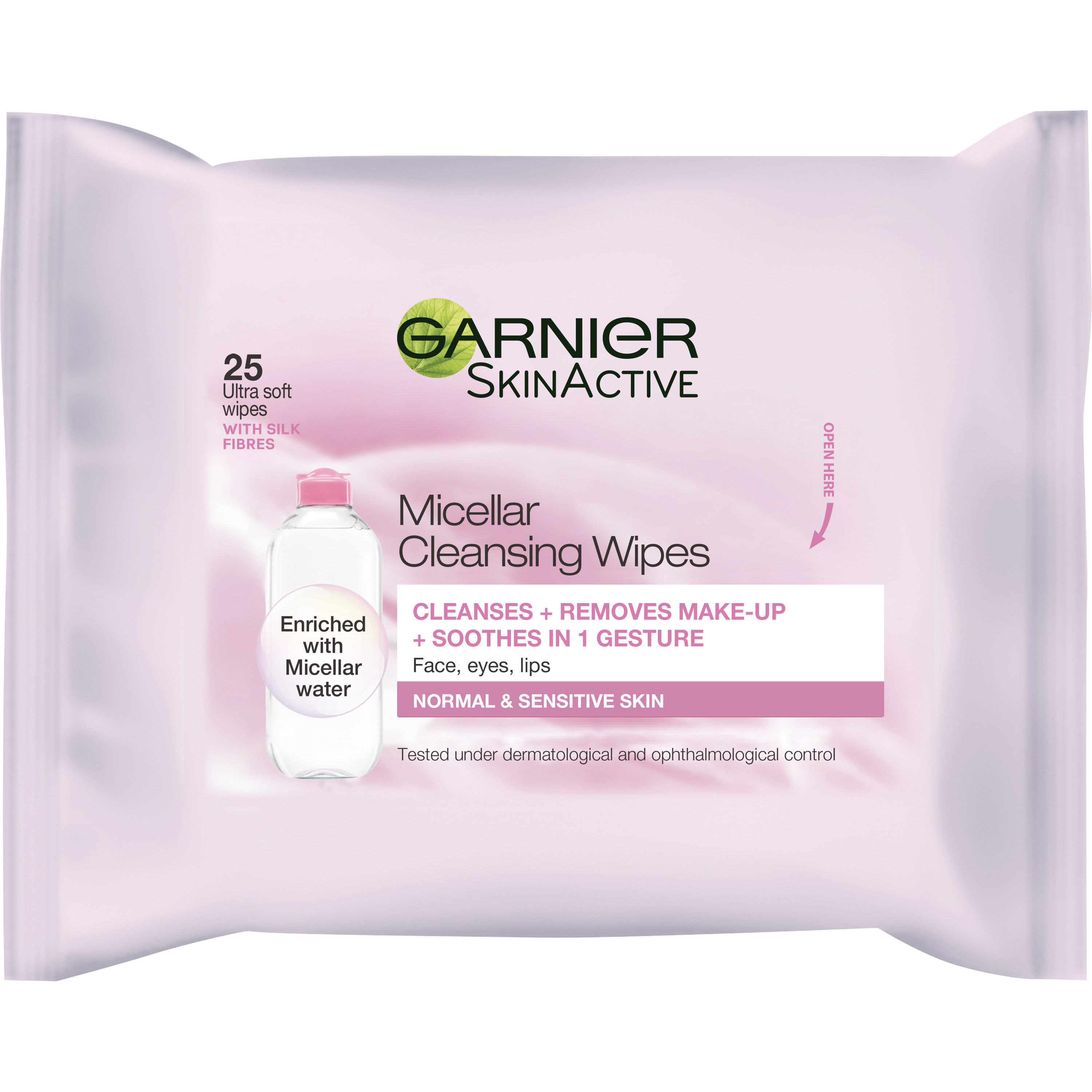 Garnier Skin Active Micellar Cleansing Wipes 25 st