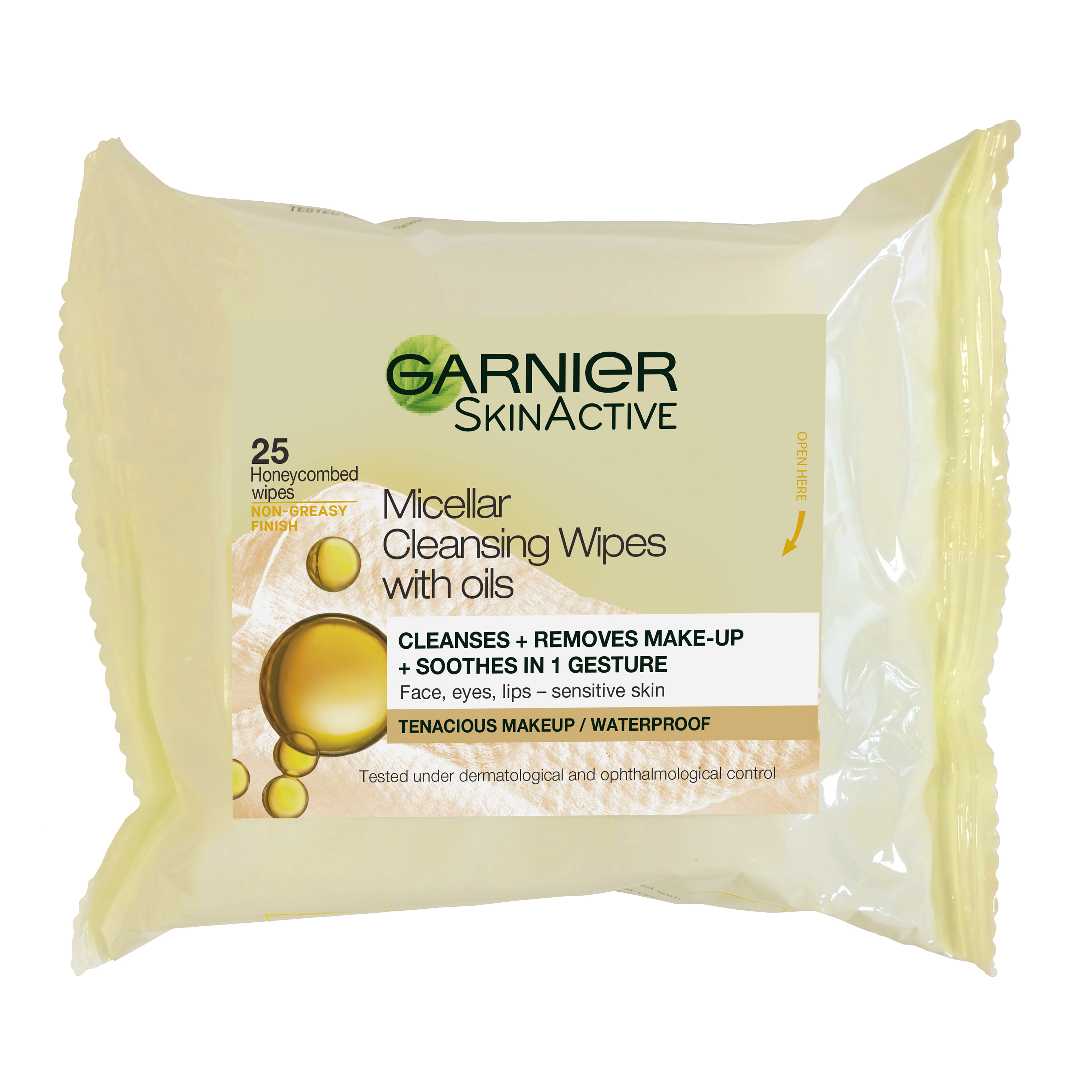 Garnier Skin Active Micellar Cleansing Wipes With Oils 25 st