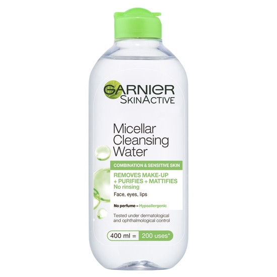 Garnier Skin Active Micellar Cleansing Water Combination & Sensitive Skin 400 ml