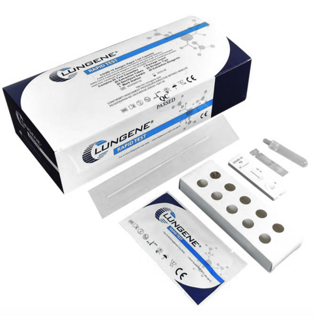 Clungene Covid-19 Antigen Snabbtest 25-pack