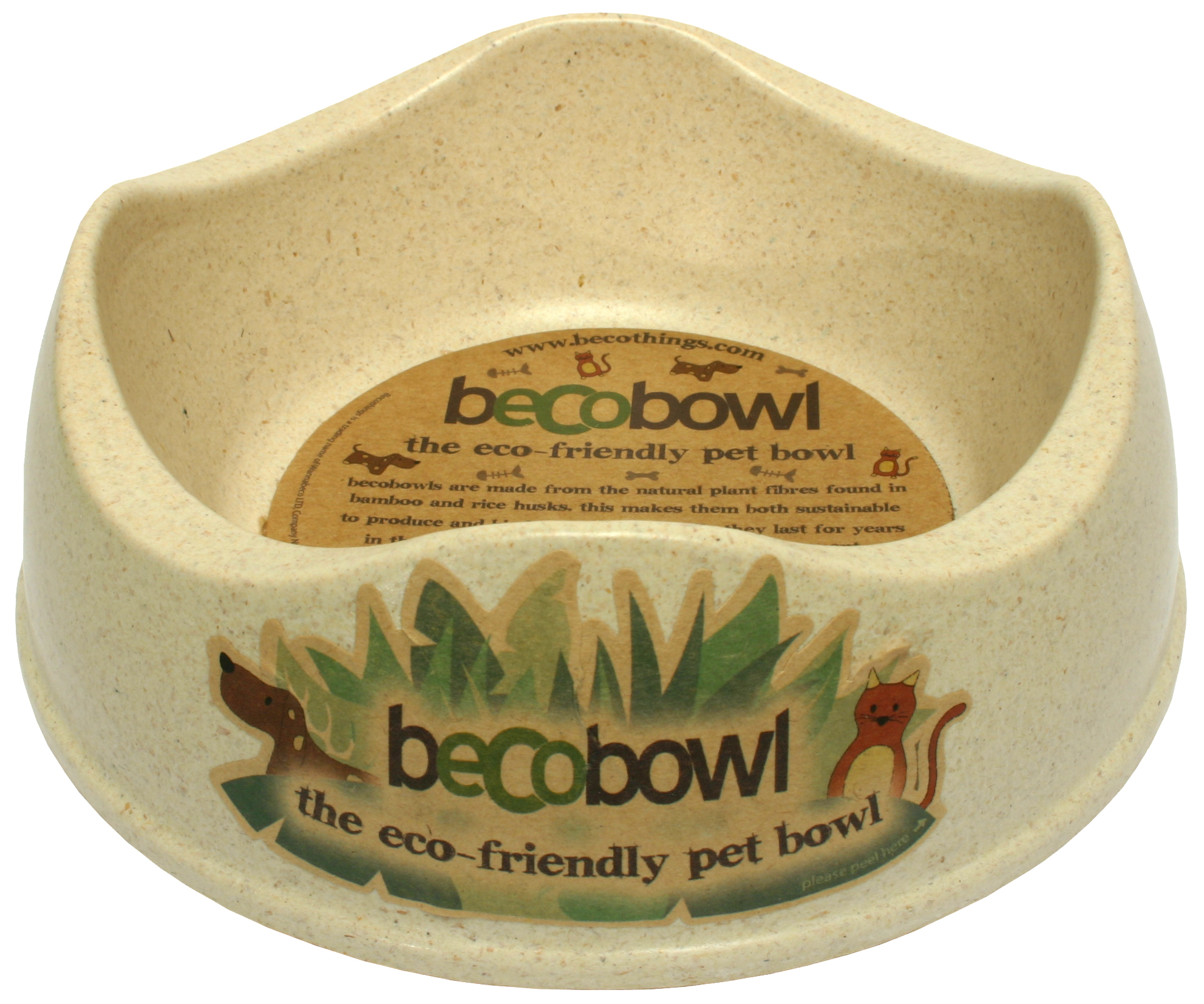 Beco Matskål Beige S 14 cm