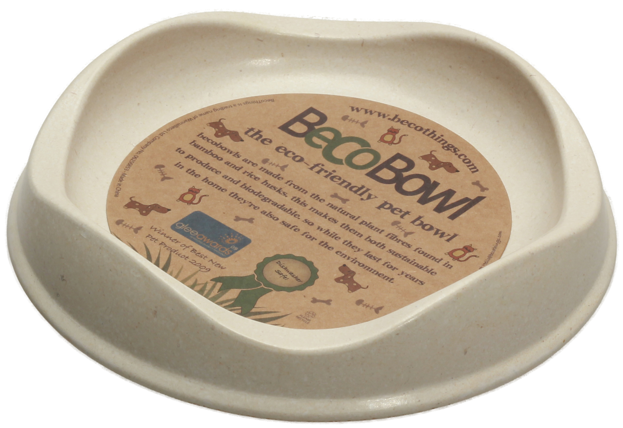 Beco matskål Beige 13,6x3 cm