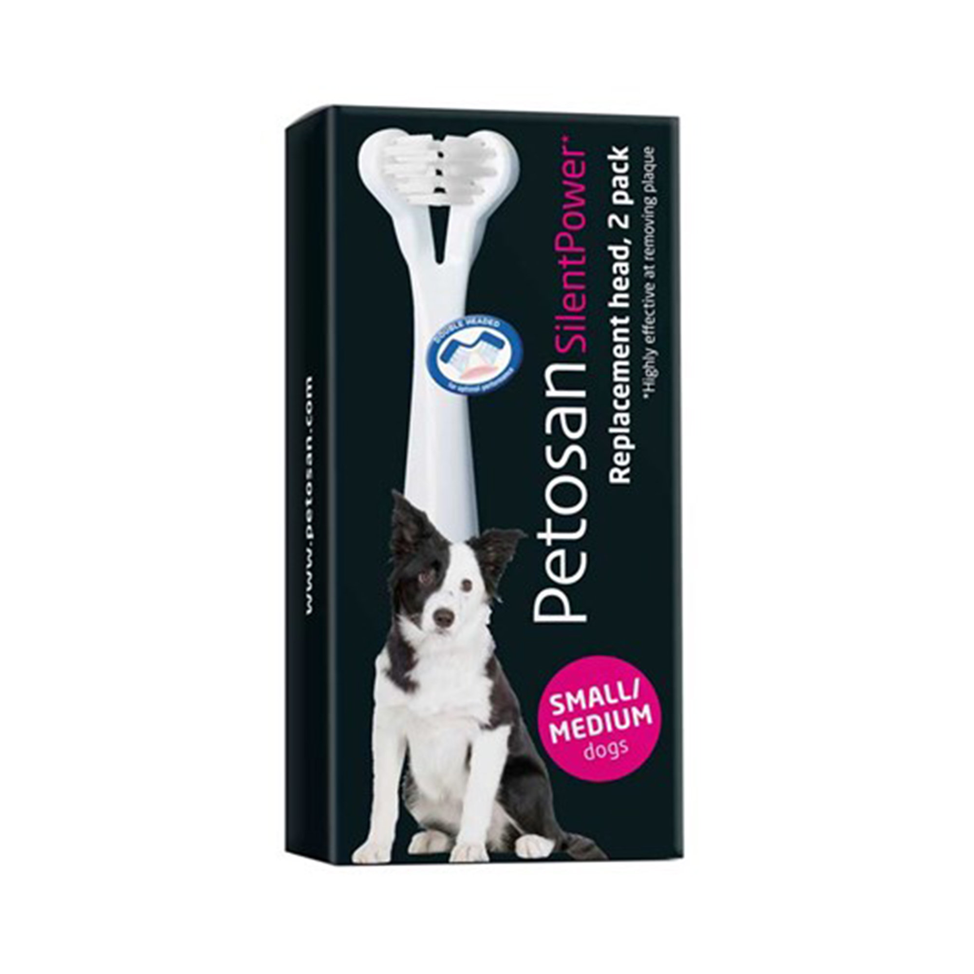 Petosan Borsthuvud till Elektrisk Tandborste 2-pack Small