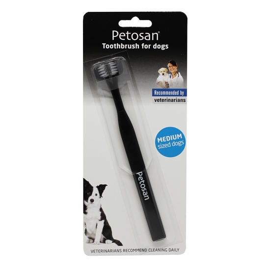 Petosan Dubbeltandborste Medium